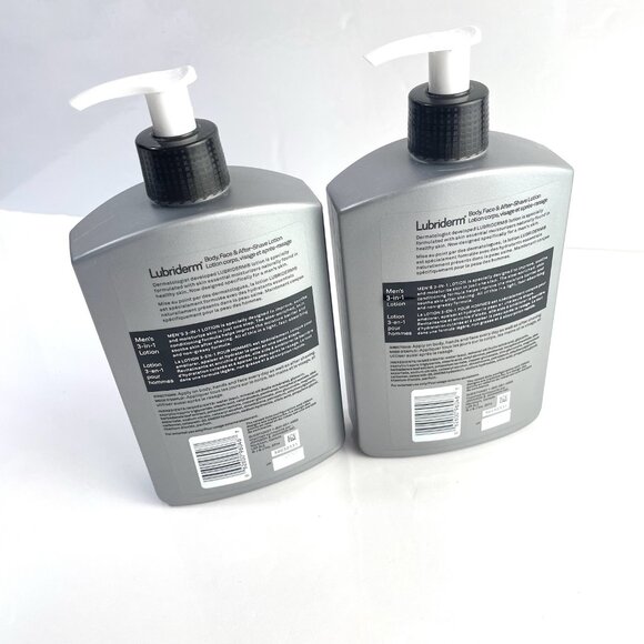 Lubriderm Men's 3-in-1 Body, Face & Post-Shave Lotion Light Fragrance 16oz - Picture 3 of 4
